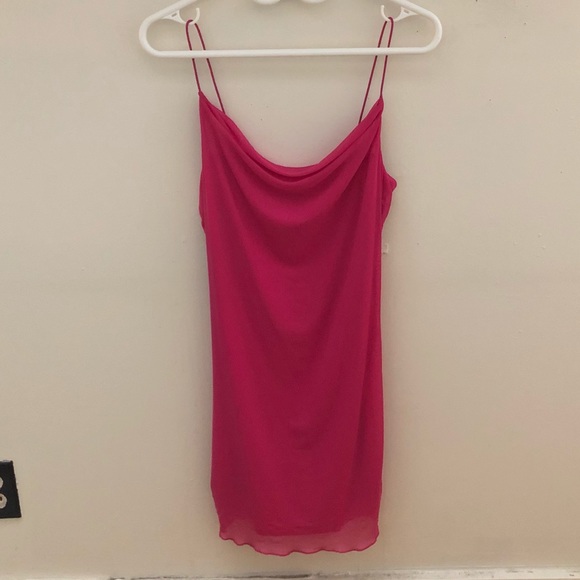Cowl Mini Bodycon Dress Medium Forever 21 - Picture 5 of 5